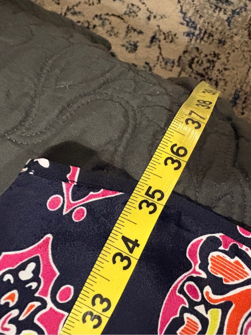 Women’s Navy Printed Dress - Pink & Orange Floral. Crown & Ivy - Picture 6 of 6